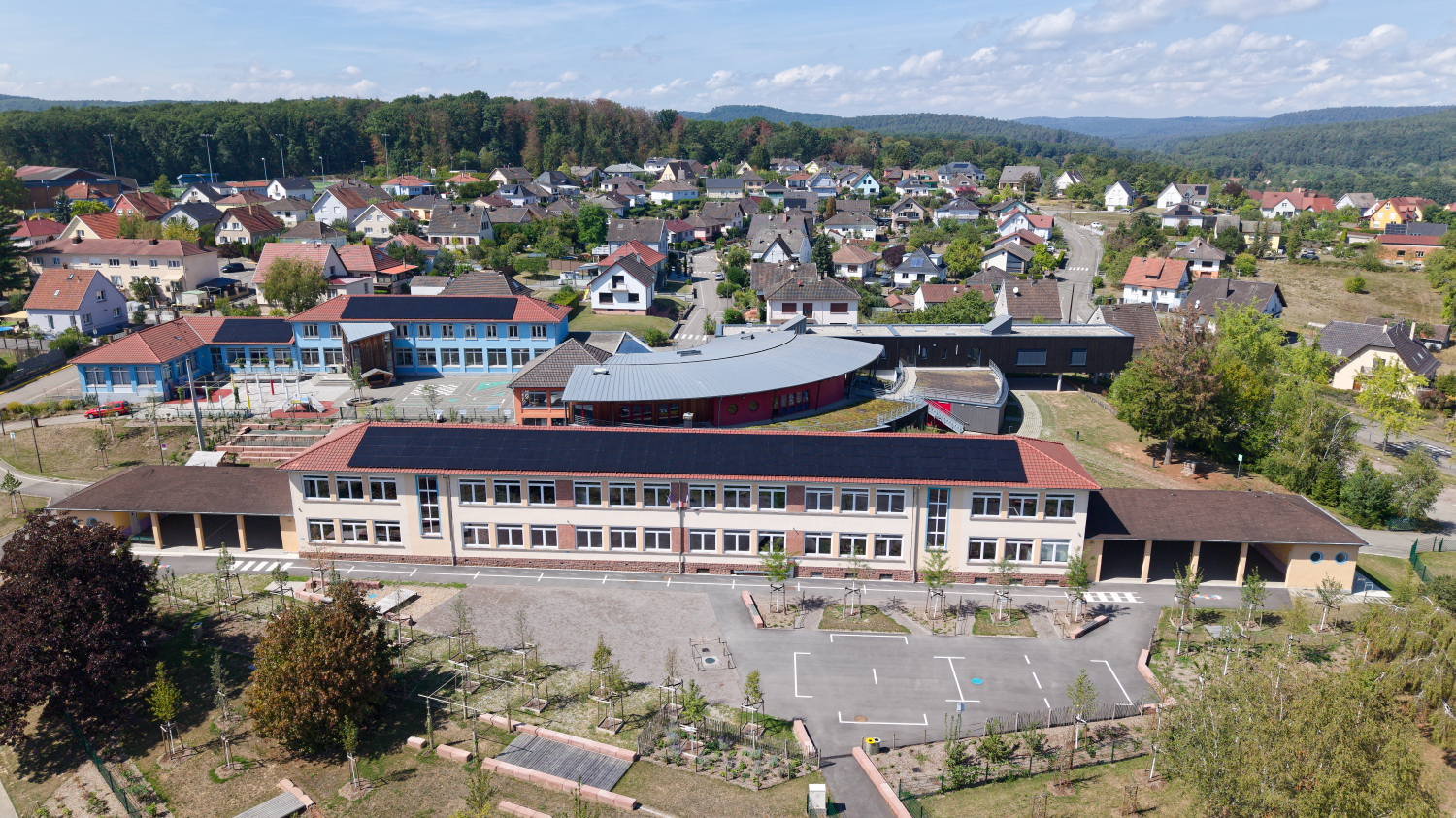 les centrales solaires des écoles